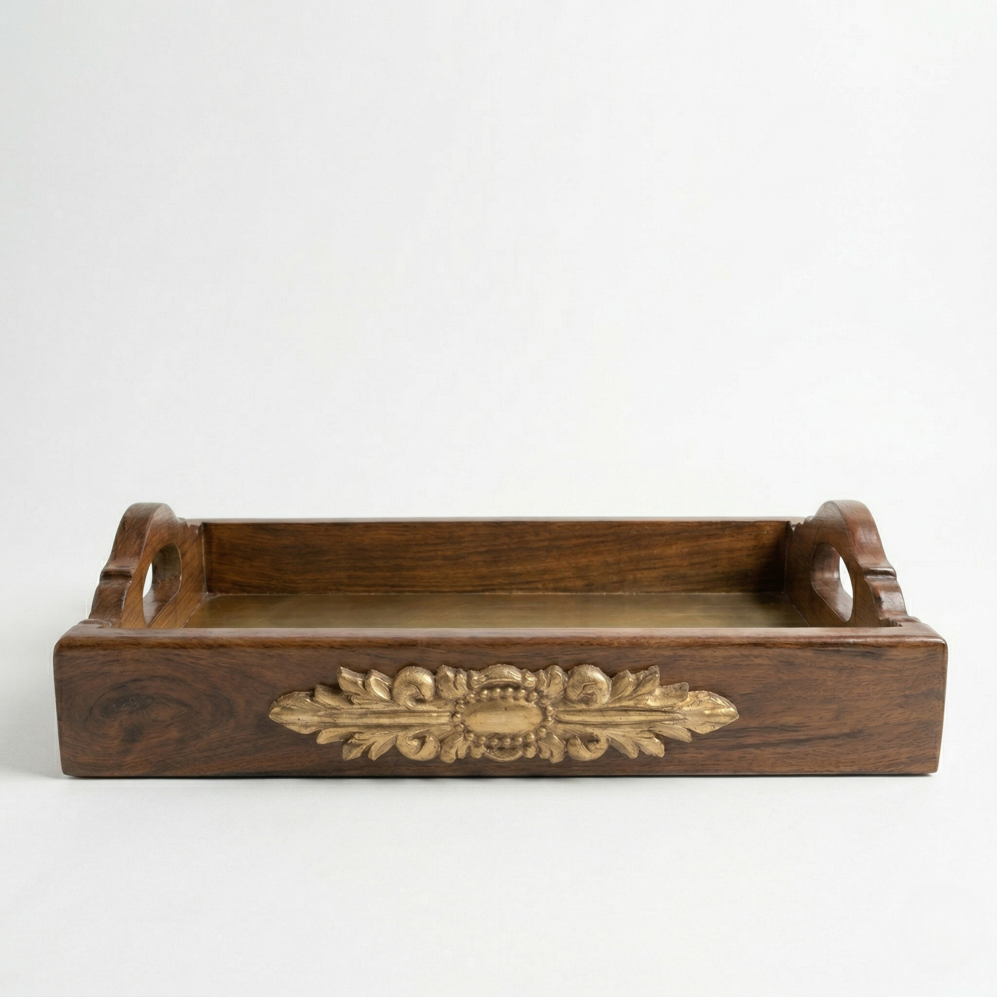 Darbar Walnut Teak Tray