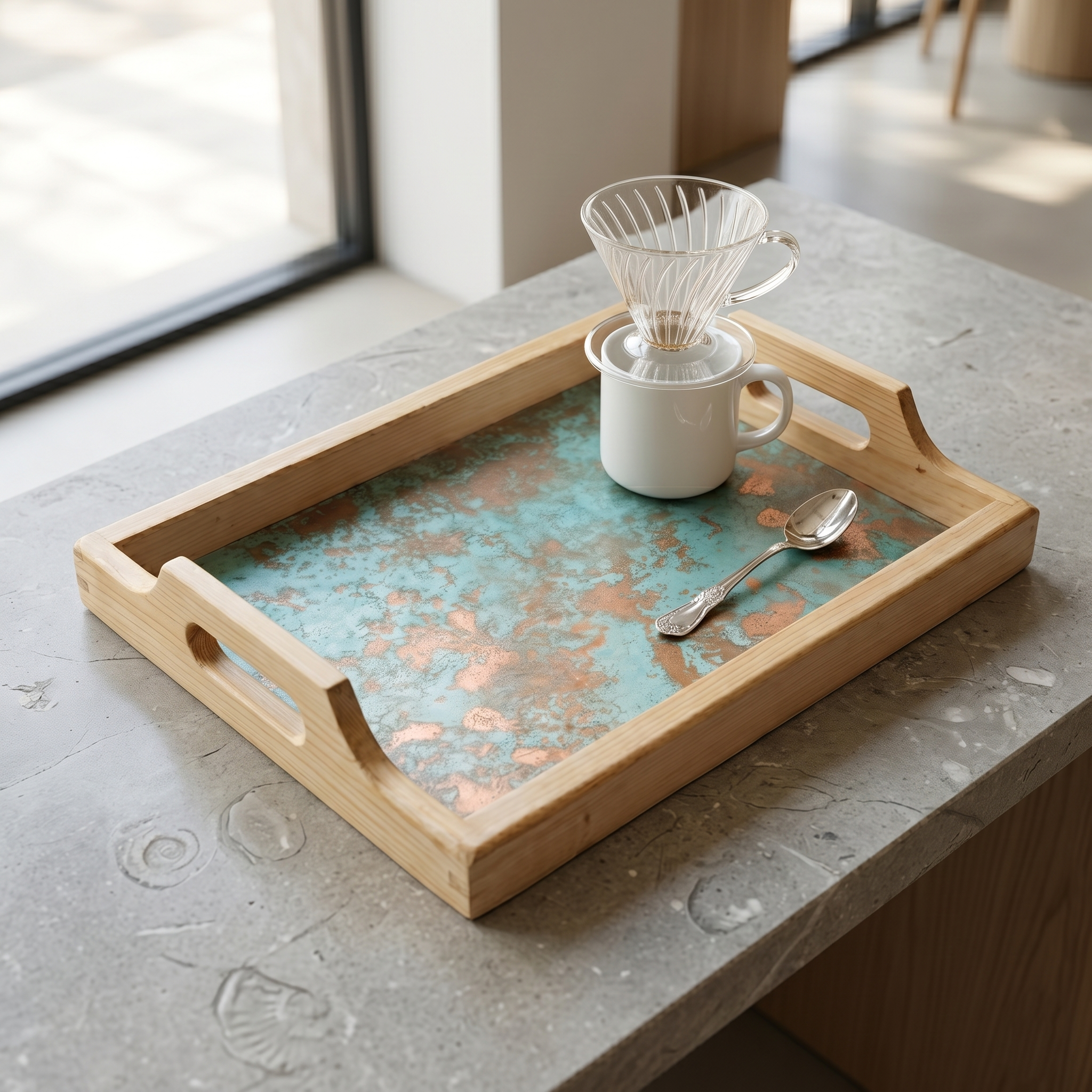 Vintage Teal Pine