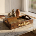 Darbar Walnut Teak Tray