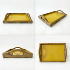 Grooved Ochre Tray